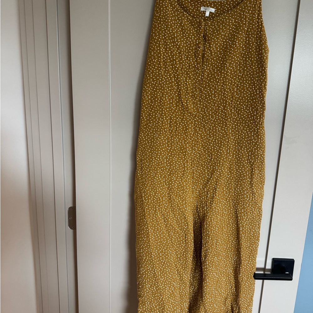 Rylee + Cru Mustard Jumpsuit